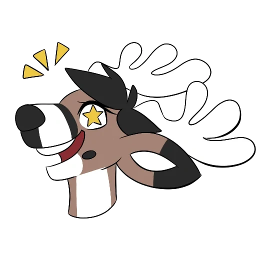 anime, caribou, personnes, fry cerf, tinydeerguy darwin