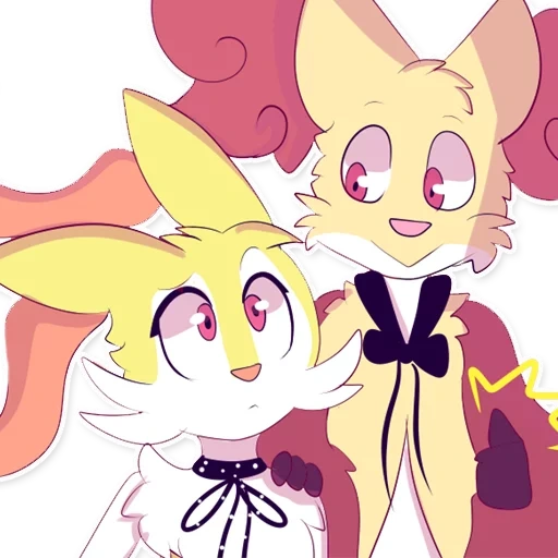 mengoyakkan, anime, foxi mangga, mangle foxy, pokemon briken