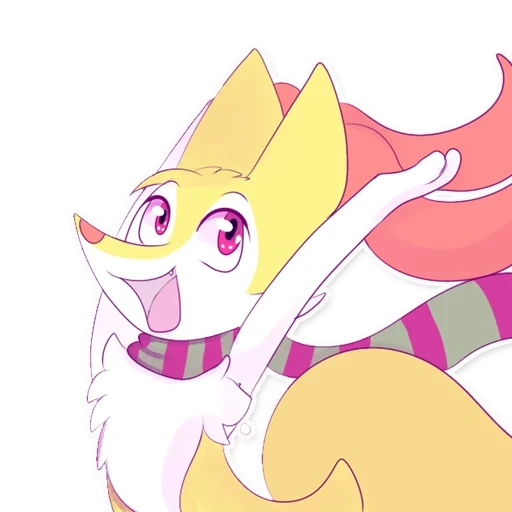 braixen, покемон, йокай кьюби, брайксен vore, покемоны рисунки