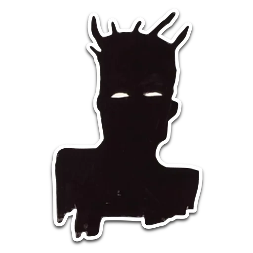 l'avatar, le persone, le tenebre, jean-michel baschia, bella silhouette demoniaca