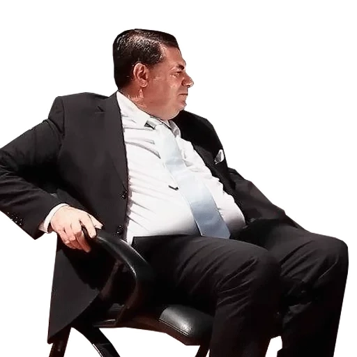 hombre de heces, hombre de negocios sentado, silla de hombre de negocios, hombre sentado en una silla, silla oscilante biológica hyde