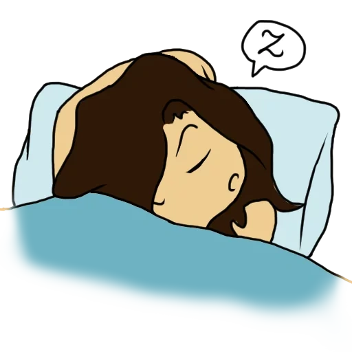 la niña esta durmiendo, mujeres durmientes, la mujer es un clipart durmiendo, dibujo de almohada de mujer dormida