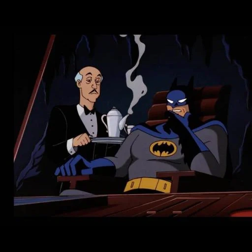 comics, batman, marvel-comics, batman 1992 alfred, batman alfred witze