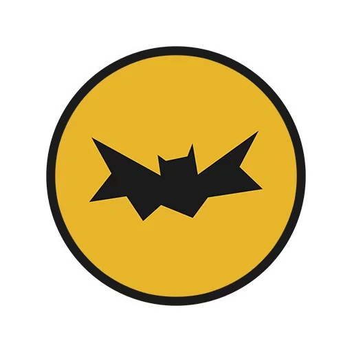 distintivo, sinal, caráter do clã, logotipo batman, ícone de família de grupo