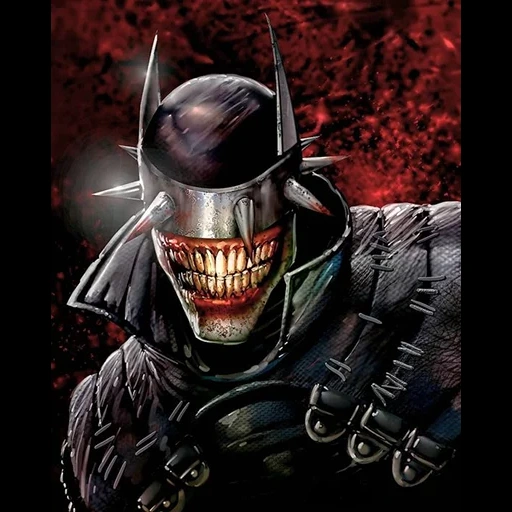 бэтмен, бэтмен джокер, смеющийся бэтмен, бэтмен-джокер dark nights metal, dc comics бэтмен который смеется