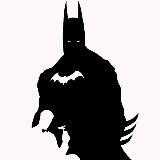 hombre murciélago, impresión de batman, silueta de batman, silueta de batman, imagen vectorial de batman