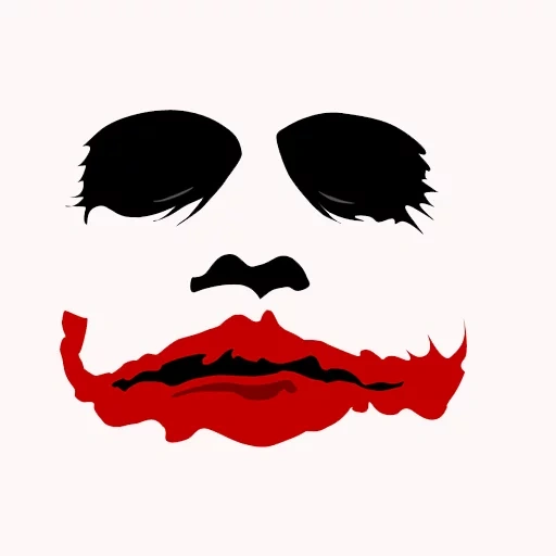 the face of a clown, the clown's smile, photoshop clown's mouth, clown face without background, clown poster is simple