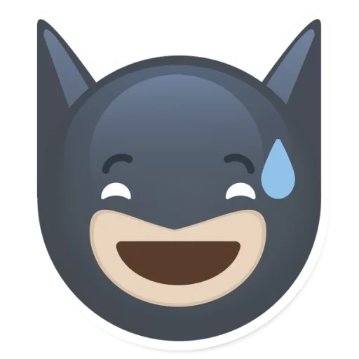 emoji, emoji, expression wolf, batman watsap, batman expression pack