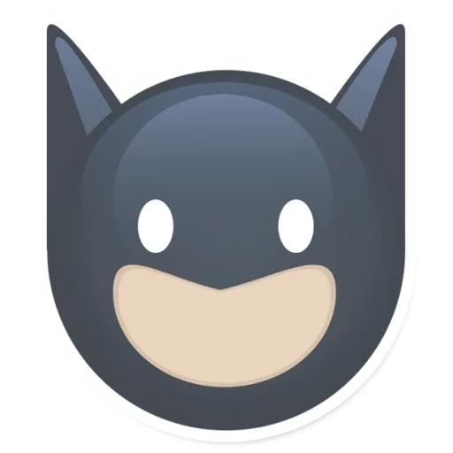 batman, símbolo de expresión, gato de expresión, pictograma, paquete de expresión de batman