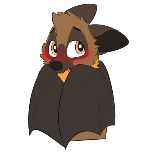 animação, noscript, foley personagem, morcego fofo, cartoon morcego