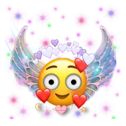 emoji fairy, emoji kras, smileik angel, emoji angel, angelo smileik