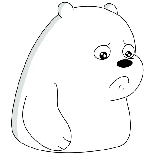 white bear, little bear white, bear stripes, bear is funny, little bear