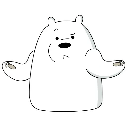 bear, icebear lizf, polar bear, we naked bear white