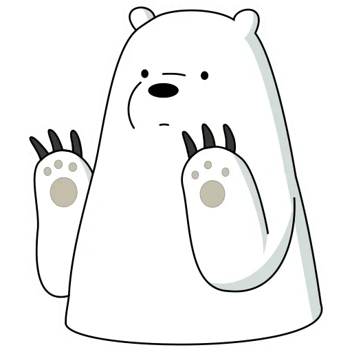 icebear, orso bianco, icebear lizf, orso polare, ascia da cartone animato dell'orso polare