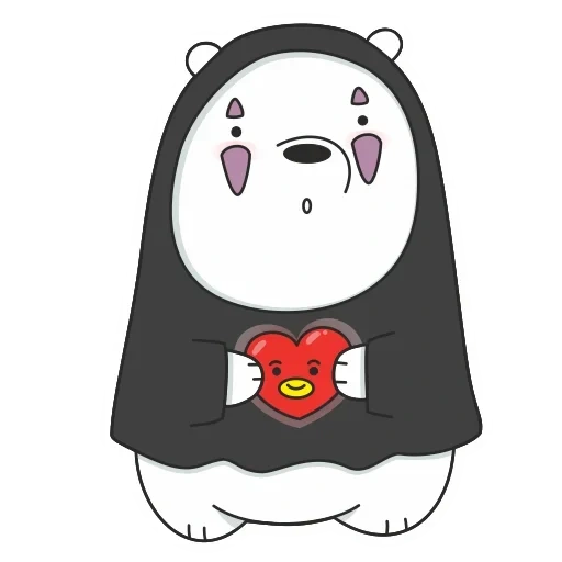 lovely, splint, we bare bears ice bear, spirited away, red cliff which nobody cares about