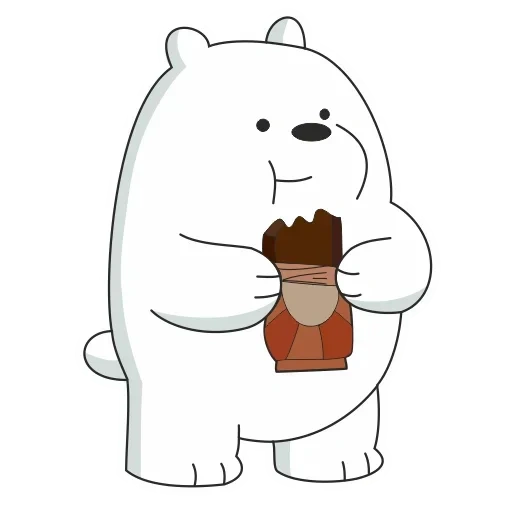 polar bear, cubs are cute, cheerful bear, ice bear we bare bears