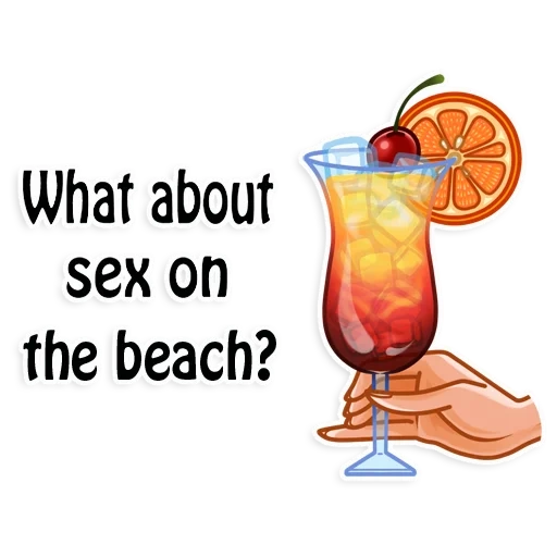 sanraise cocktail, englischer text, tequila sanraise cocktail