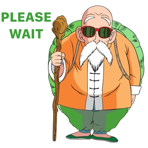 roshi, master roshi, dragon ball, dragon ball chao, dragon ball old friend muten-roshi