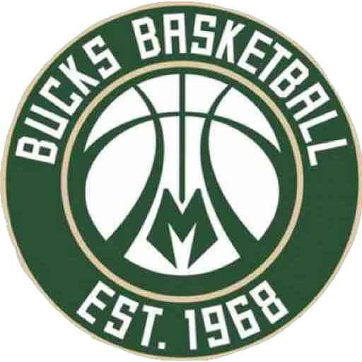 milwaukee bucks, signo deportivo, pegatinas milwaukee bucks, logotipo del club de baloncesto milwaukee bucks, logotipo del club de fútbol de kfum copenhague