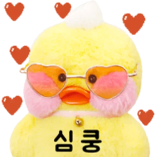 jouet de canard, canard de lalafanfan, duck lalafanfan, jouet doux d'un canard, jouet en peluche canard coréen