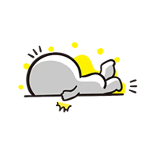 kucing, mati, pola bebek, sleeping snoopy, ilustrasi bebek