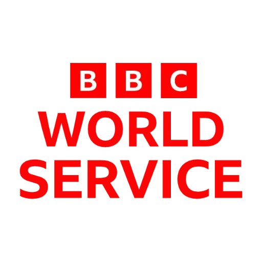 das logo der bbc, bbc world service, bbc world news 2022 logo, radio 4 bbc the world at one, bbc world service london information radio vereinigtes königreich