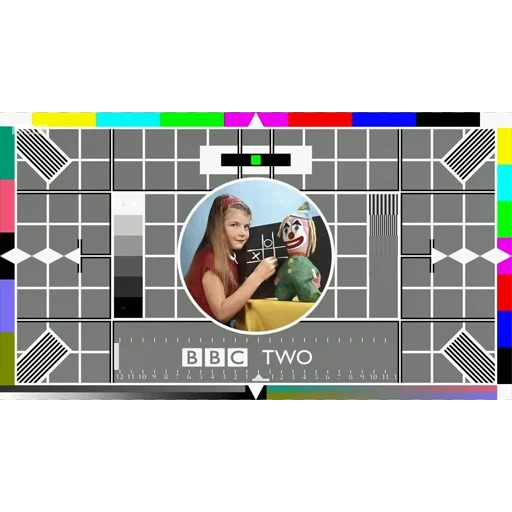 das spiel, screenshots, ndi mac os, bbc test card, tv-testtisch