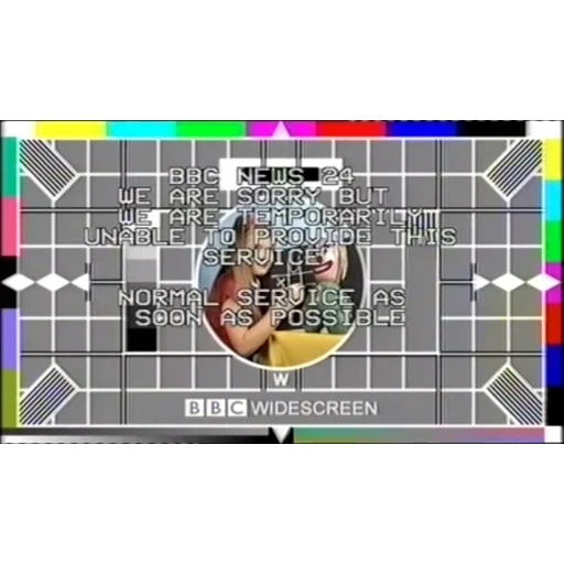 jeu, jeu, bbc 1 testcards, table de réglage tv, table de test tv