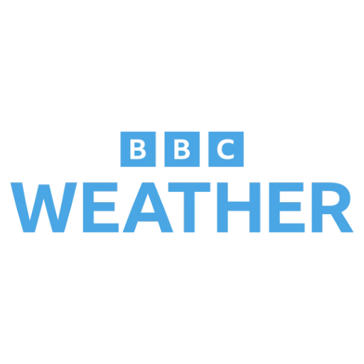 der text, das logo, bbc weather, das logo der bbc, 2022 bbc wetterzeichen