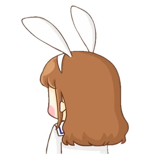 chibi, anime, anime rabbit, anime yang lucu, gambar anime