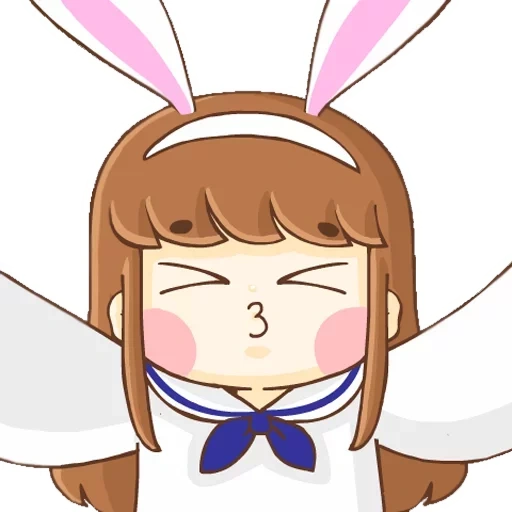 chibi, anime, anime rabbit, anime girl, karakter anime