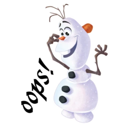 olaf, frozen olaf, olaf klippat, snowman olaf, olaf yang berhati dingin