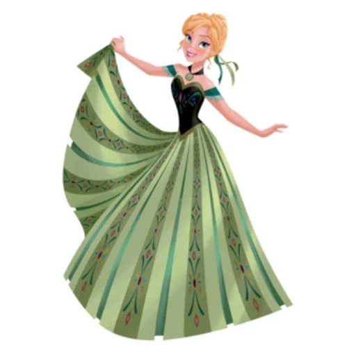 princess elsa, disney princess gown, elsa's anna coronation gown, anna coronation gown npl374, disney costume anna elsa gown