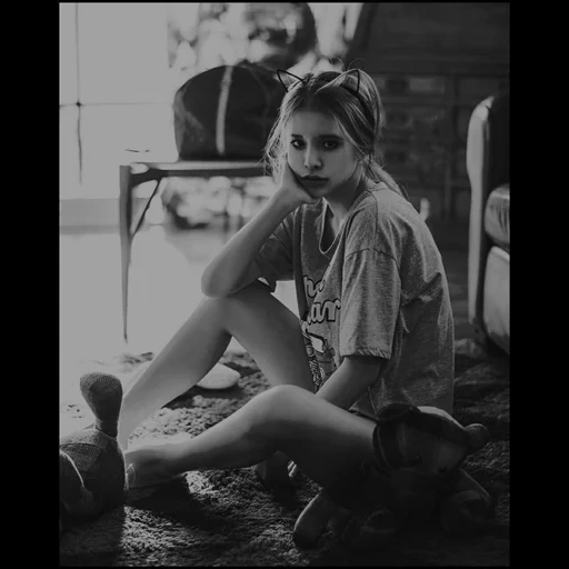 vintage, gadis kecil, orang, chloe grace moretz bertelanjang kaki, fotografer profesional