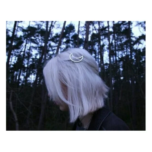 hair clip, dyed hair, парик прическа, платиновая блондинка, белые волосы без лица