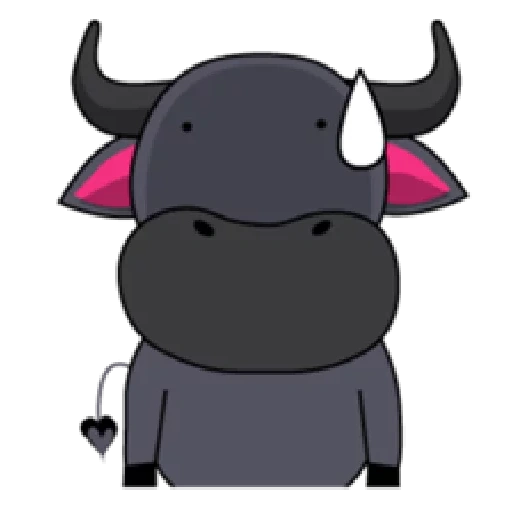 the dark, die süßen kühe, the smiley bull, lila monster