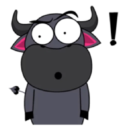 touro, engraçado, padrão de gado, cartoon de vaca, animal de desenho animado