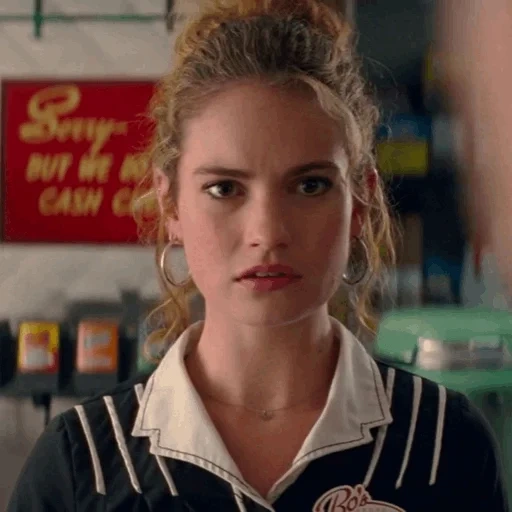 to me, hot chick, lily james, lily james baby dirige, lily james film baby drive