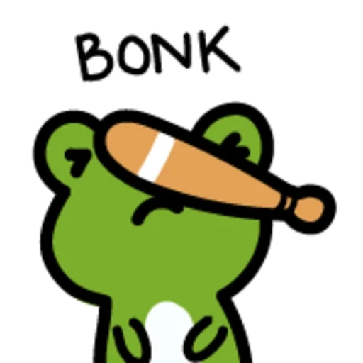 bonk, a frog, toys, cute frog pattern, frogs gacha living animals