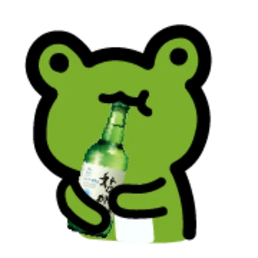 frog, garrafa, cabeça de sapo, rã zhihua