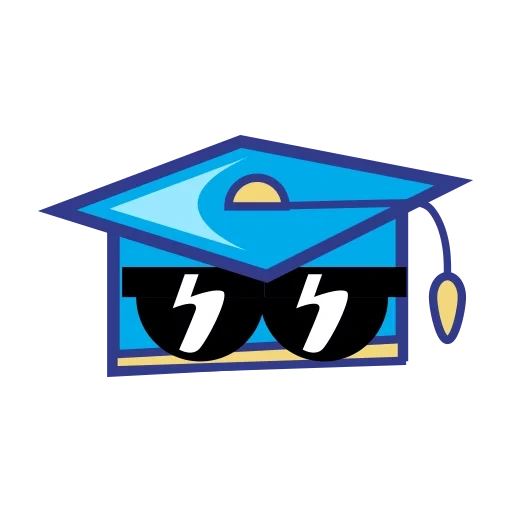 icônes, logo, diplômé, graduacion, symbole de l'étude
