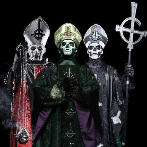 ghost, fantasma emery, banda fantasma bc, papa emeritus ii ghost, fantasma b c padre belleza ruitus 3