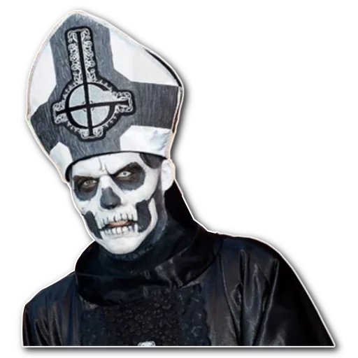ghost, almohadilla de máscara, banda fantasma 2021, ghost band transman, cubierta del cráneo de la máscara