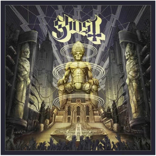 ghost, ghost meliora cd, ghost popester lp, cubierta fantasma de meliola, álbum de ghost ceremony y devotion