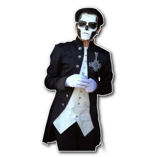 fantasma emery, conjunto de cráneo, papa emeritus 3, fantasma padre belleza ruitus 3, tobias forge papa emeritus