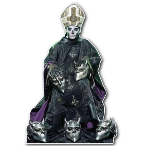 группа ghost, эмеритус ghost, ghost папа эмеритус 1, ghost papa emeritus 1, фигурка papa emeritus ii