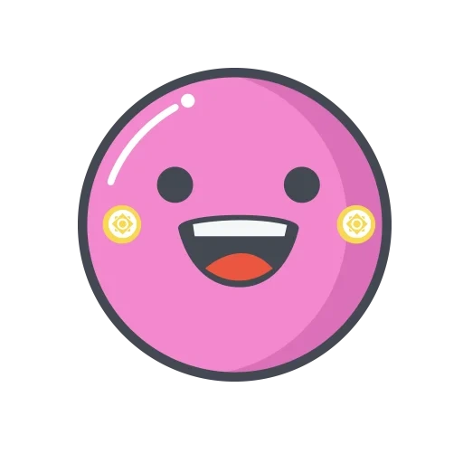 emoji, souriant, clipart, emoji est super, émoticônes kawaii