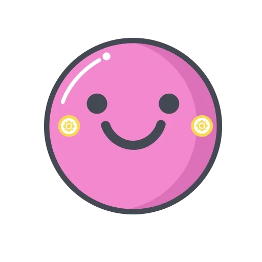 lovely smiling face, lovely smiling face, pink smiling face, kavaj smiling face, pink smiley face smiley face