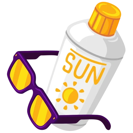 beverages, clipart, bottle of water, summer is a transparent background, sunscreen with a white background