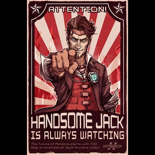 borderlands, terra nullius game, handsome jack poster, handsome jack terra nullius, poster of terra nullius